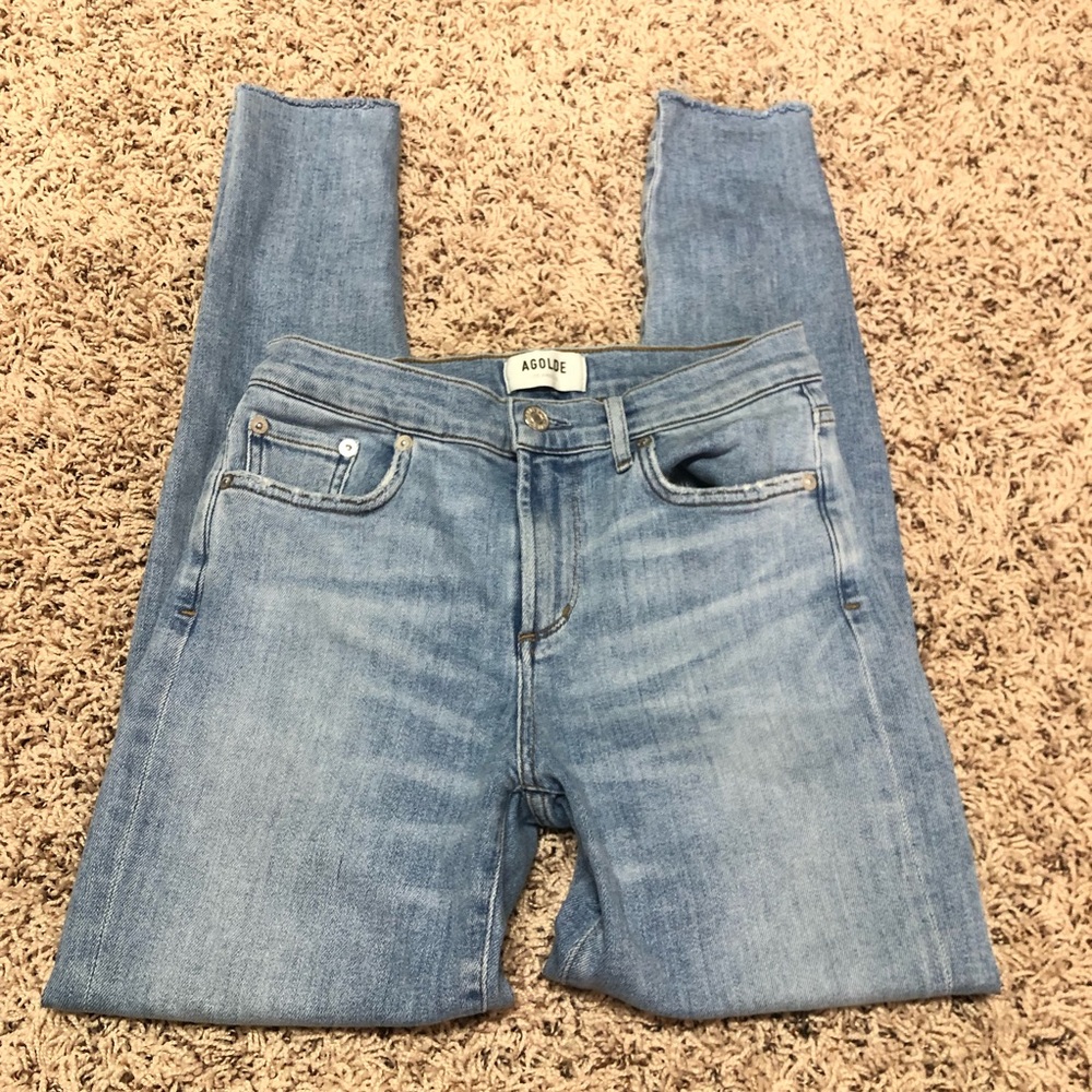 Agolde Light Blue Skinny Jeans